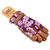 Oak Leaf Gardening Gloves - Plum