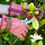 Red Tweed Gardening Gloves