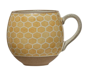 Bee Stoneware Mug