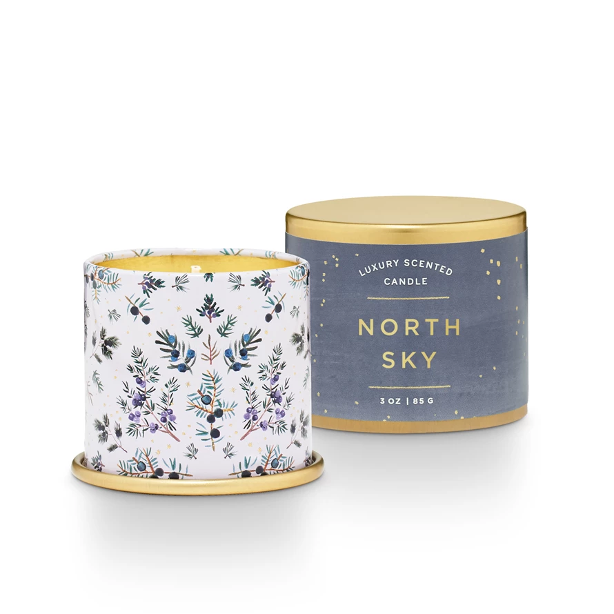 North Sky Demi Tin Candle